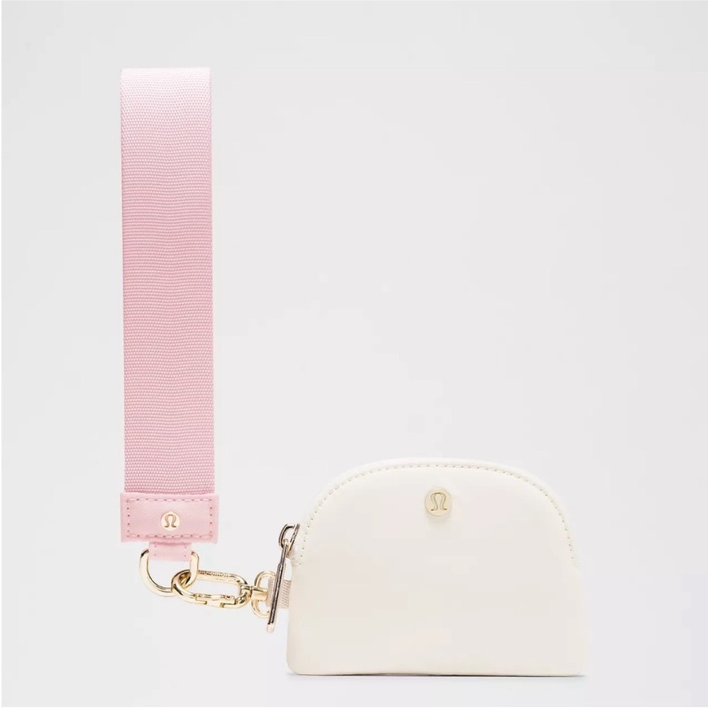 Lululemon Blissful Pink Dual Wristlet Key Pouch - Picture 4 of 11
